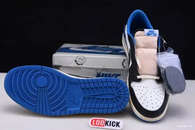 Rep Design DM7866-140 x Scott Travis Air Fragment x Jordan Retro 1 Low 0613